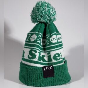 Pom Cuff Beanie - Line